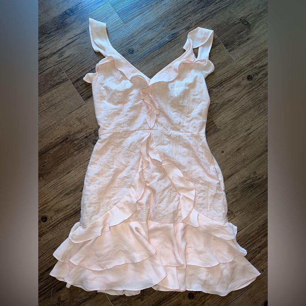 gianni bini ruffle dress